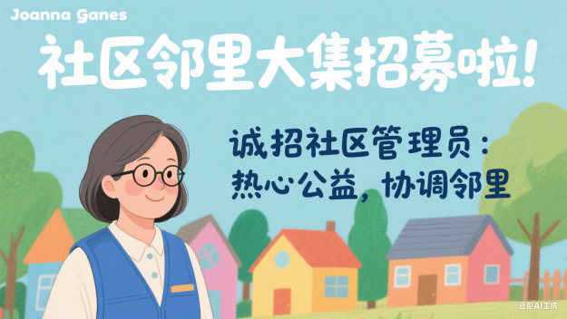 社区管理员招募ing